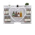 thumbnail image 1 of Wine Rack Wall-mounted Wine Rack Bar Wine Cooler Home Iron Display Rack White Wine Rack Wine Rack Shelves, 1 of 8