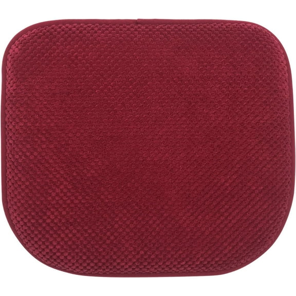 Wine Red Foam Seat Cushions Kitchen Chairs Pads for Dining Chairs Non Slip Office Seat Cushions Washable U Shaped Soft Thick Large Metal Wooden Chair Cushions,17" x 15"