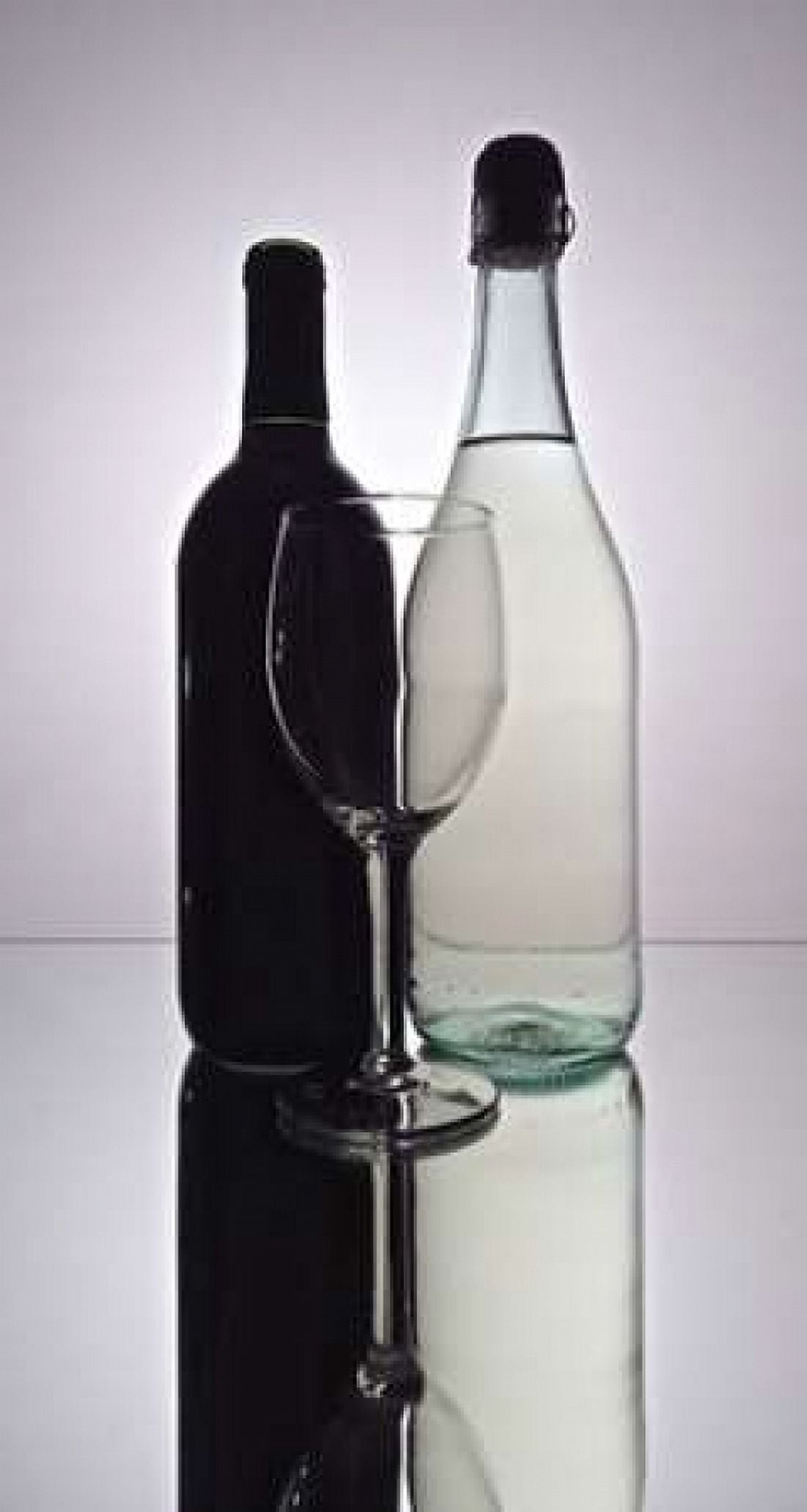 Wine Reflections II Canvas Art - Monika Burkhart (24 x 36)