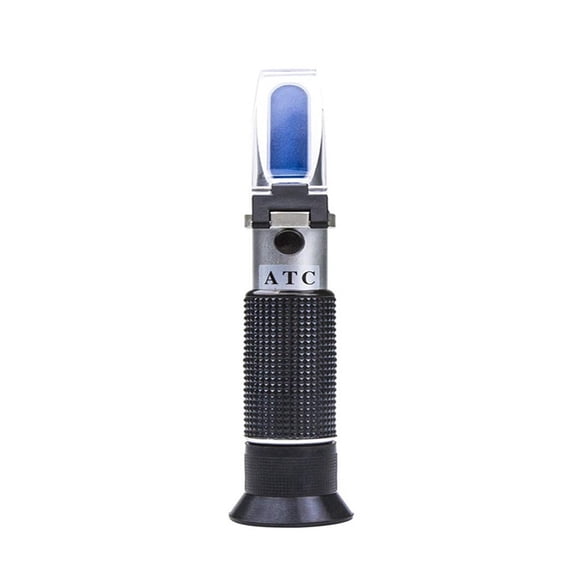 Wine Refractometer 0-25% Hand Held Alcohol Spirits Tester 0-40% Sugar Meter Concentration ATC Dual-scale With Box ,Instant Results