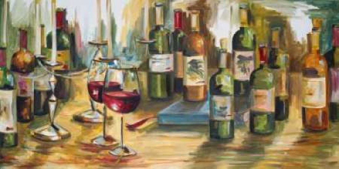 Wine Room Canvas Art - Heather A French-Roussia (10 x 20)