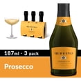 thumbnail image 1 of Wine Ruffino Sparkling Prosecco, 3 Pack, 187ml Bottles, 1 of 9