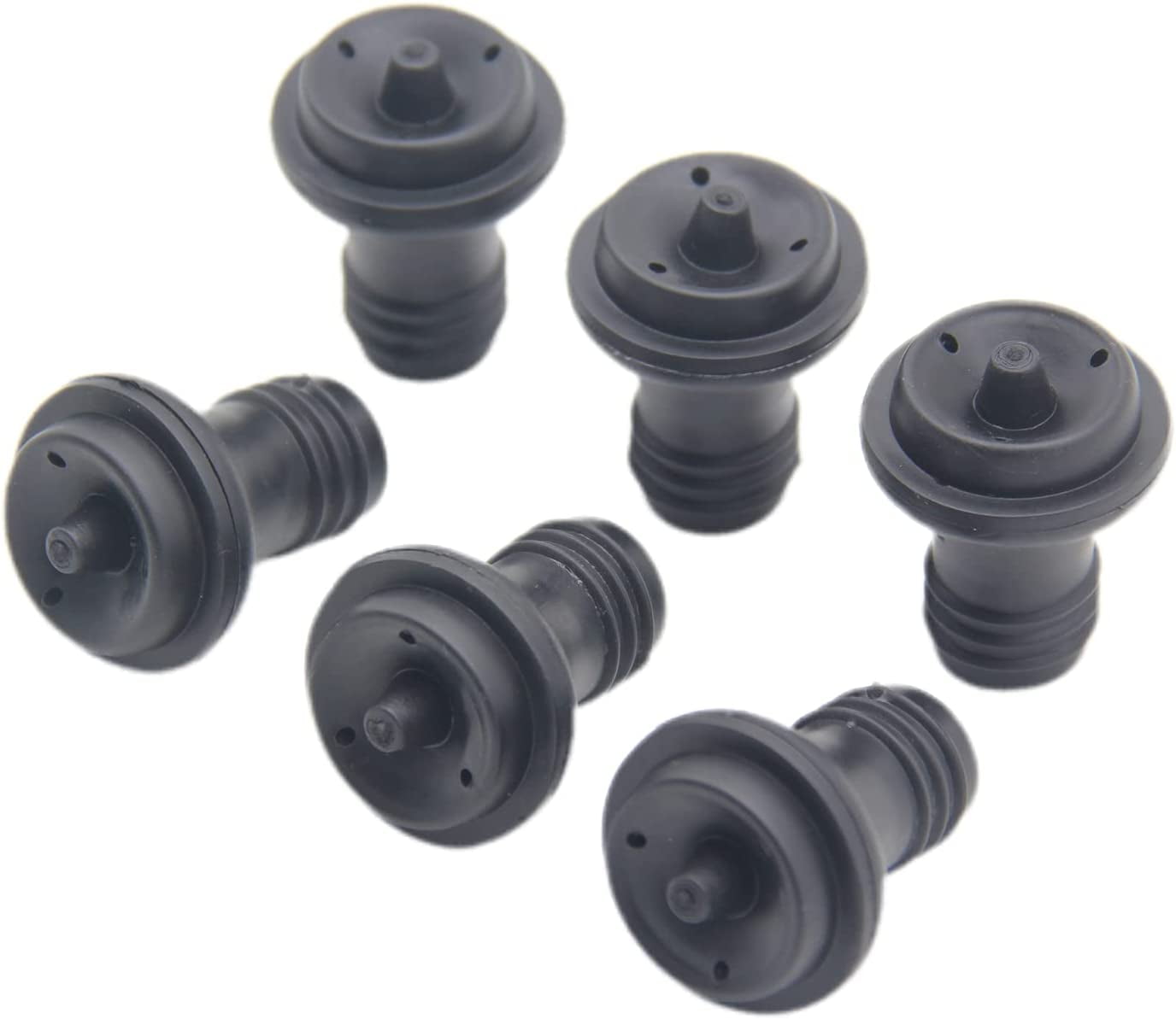 Wine Saver Vacuum Stoppers Pack of 6 Rubber Wine Stoppers, for Wine
