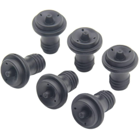 Wine Saver Vacuum Stoppers Pack of 6 Rubber Wine Stoppers, for Wine Saver Vacuum Pump Preserver, Bottle Rubber Corks to Preserve Wine Flavor Best Wine Air Vacuum Stoppers to Keep Wine Fresh