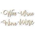 thumbnail image 1 of Wine Sign Unfinished Wood Cutout Home Decor DIY Option 4- 24" Wide / 1/2", 1 of 3