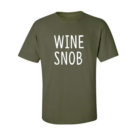 Wine Snob Adult Short Sleeve T-shirt
