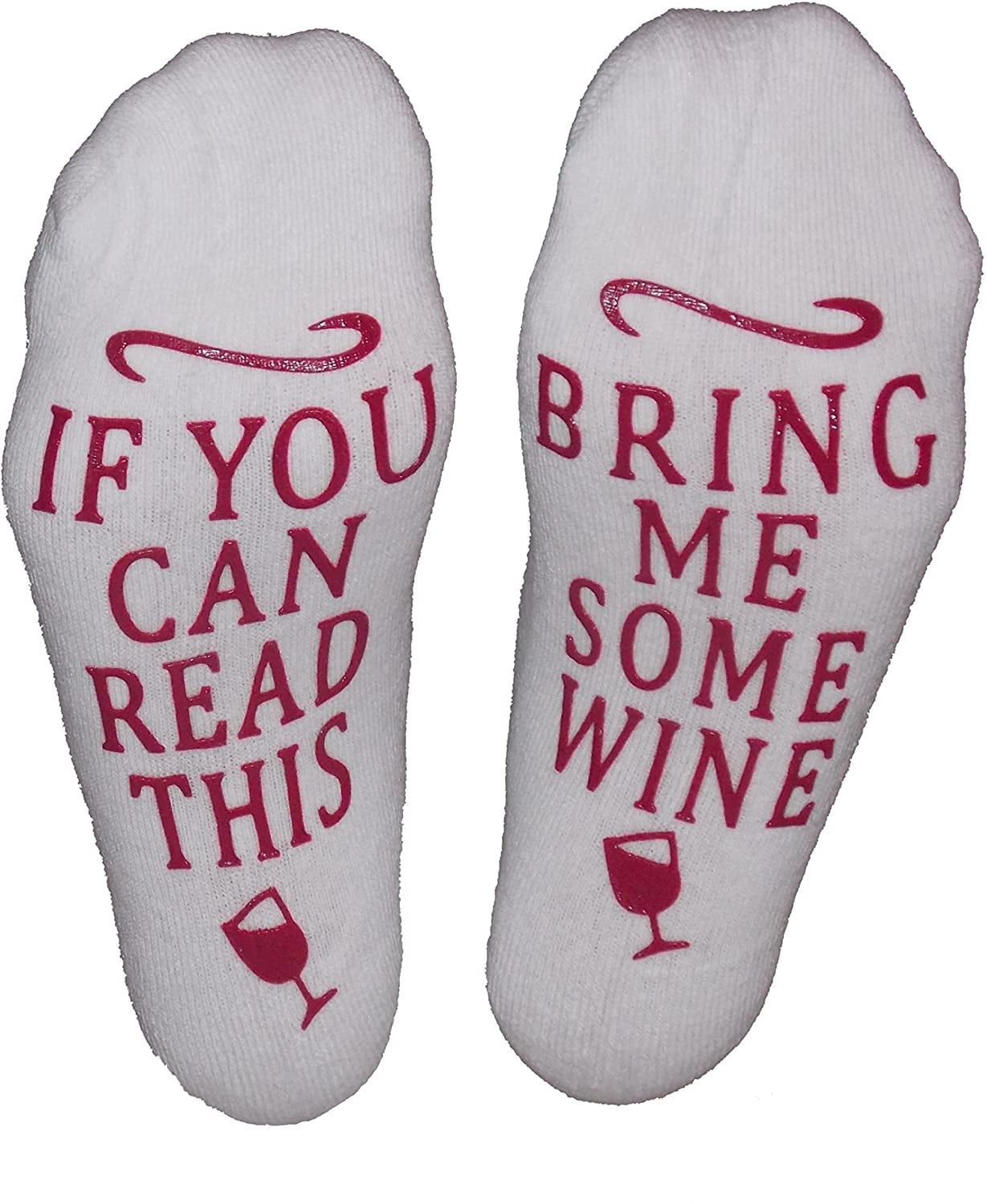 Wine Socks “If You Can Read This, Bring Me Some Wine" Gift Idea for