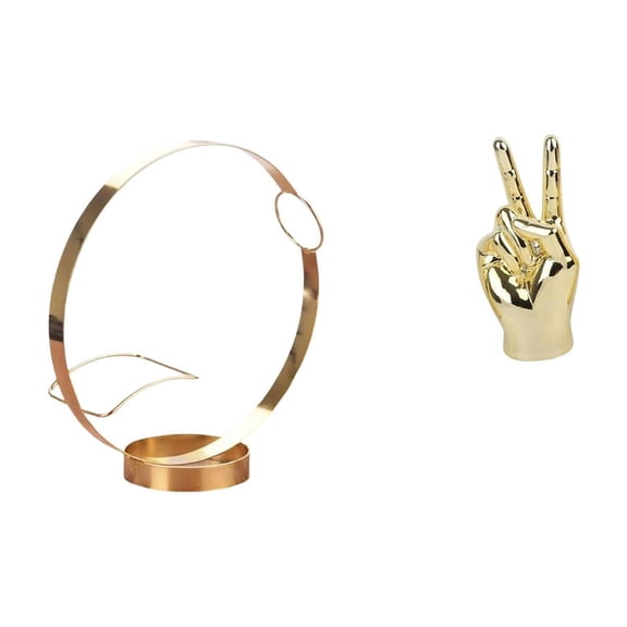 Wine Stand Rack Statue Sculpture Iron Resin Decor Dining Room Bar Office Living Room Ornament