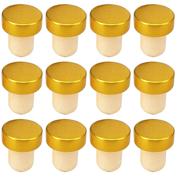 12Pcs Wine Cork Bottle Stopper Bottle Wood Stopper Bottle Wood Plug Bottle Cork