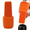 thumbnail image 1 of Wine Stoppers for Wine Bottles, 10Pcs 2.75'' Orange Silicone Wine Stopper, Reusable Double Sealing Wine Bottle Stopper, Handle Design Easy to Pick up, Leak Proof Bottle Stopper for Beer Champagne, 1 of 9