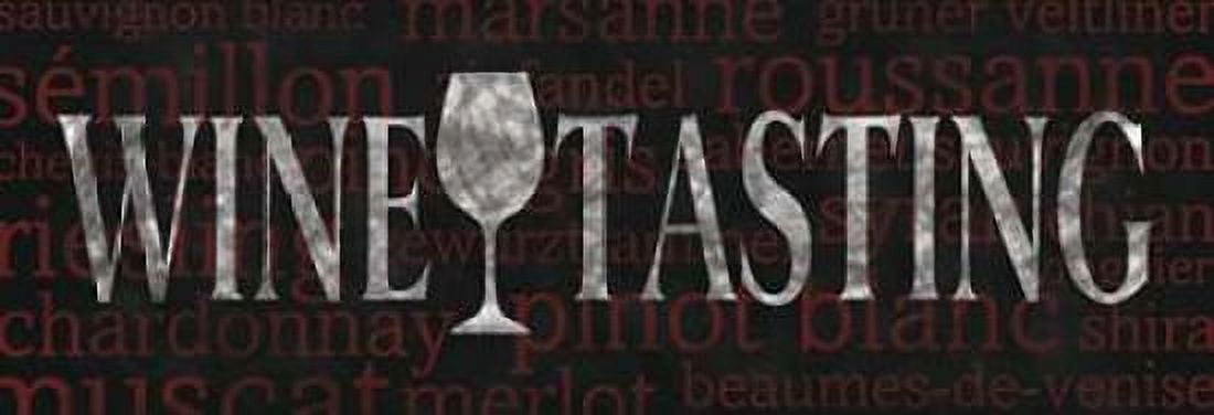 Wine Tasting Canvas Art - N Harbick (8 x 24)