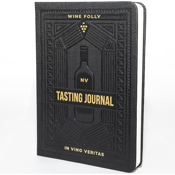 Wine Tasting Journal Guided Notebook for Notes (B6, 5"x7") | Includes 4-Step Method, Color Chart, Ribbon Marker Perfect Gift