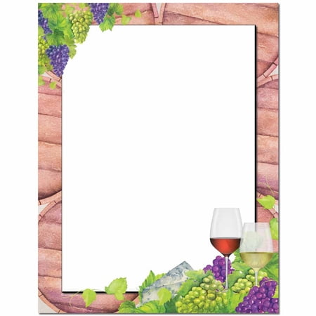 Wine Tasting Letterhead Laser & Inkjet Printer Paper