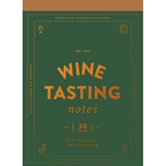 Wine Tasting Notes: 30 Tear-Out Sheets for Your Next Get-Together (Stocking Stuffer, Wine Drinker's Gift, Hostess Gift) (Other)