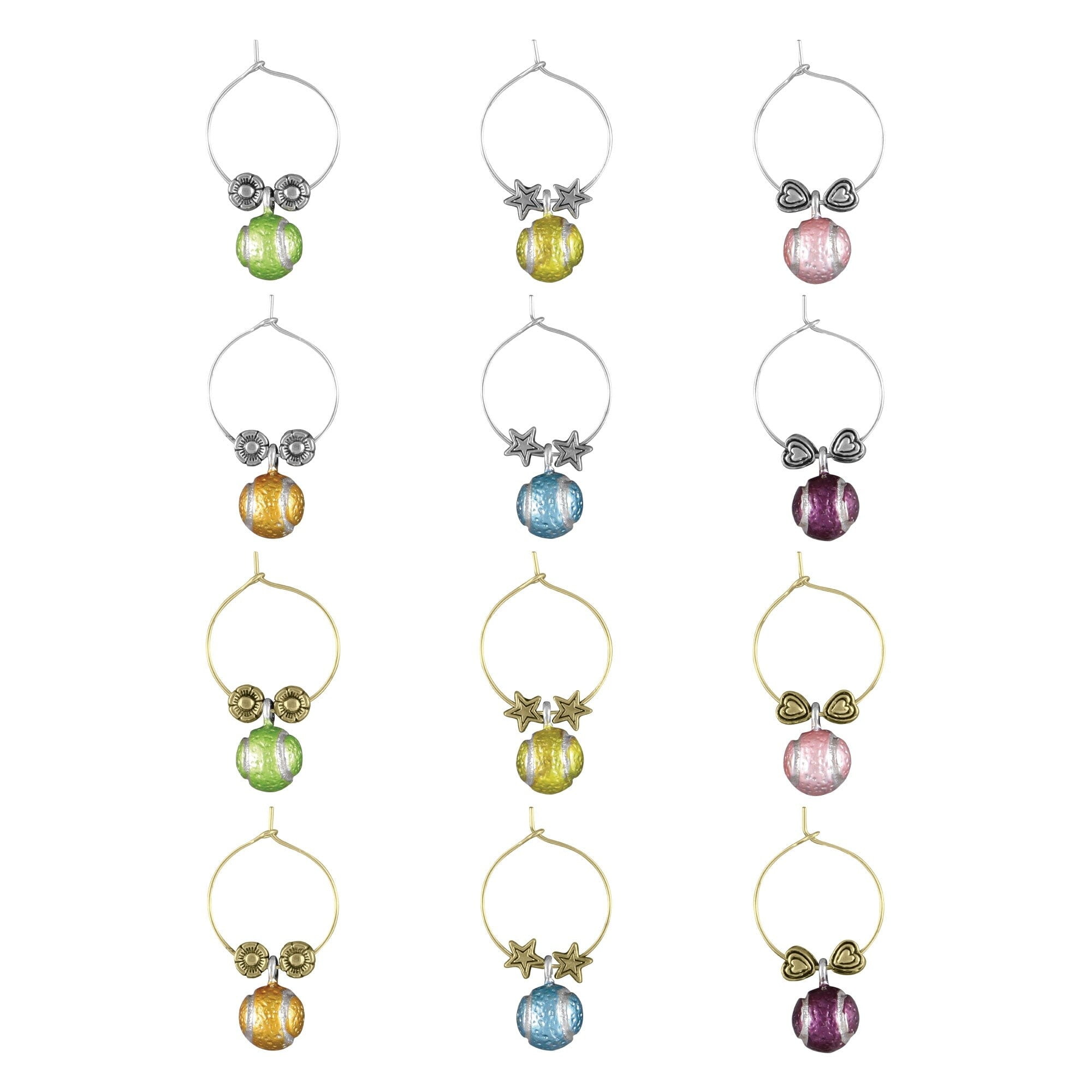 Amazon.com | Wine Things Equestrian Wine Charms, Zinc Alloy