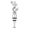 thumbnail image 1 of Wine Things Zinc Alloy Mermaid with Crystal Glass Wine and Beverage Bottle Stopper and Wine Preserver, 1 of 1