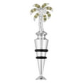 thumbnail image 1 of Wine Things Zinc Alloy Palm Tree with Crystal Glass Wine and Beverage Bottle Stopper and Wine Preserver, 1 of 1