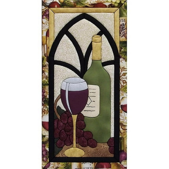 Wine Time Quilt Magic Kit, 9.5" x 19"
