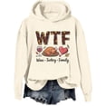 thumbnail image 1 of Wine Turkey Family Hoodie Thanksgiving Sweatshirt Funny Wtf Family Thanksgiving Shirts, 1 of 6