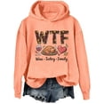 thumbnail image 1 of Wine Turkey Family Hoodie Thanksgiving Sweatshirt Funny Wtf Family Thanksgiving Shirts, 1 of 6
