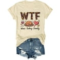 thumbnail image 1 of Wine Turkey Family Shirt Thanksgiving T-Shirt Funny Wtf Family Thanksgiving Shirts, 1 of 6