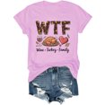 thumbnail image 1 of Wine Turkey Family Shirt Thanksgiving T-Shirt Funny Wtf Family Thanksgiving Shirts, 1 of 6
