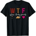 thumbnail image 1 of Wine Turkey Family Shirt Womens Thanksgiving Hostess Gift T-Shirt, 1 of 3