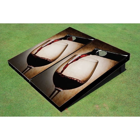 Wine Vignette Themed Cornhole Boards