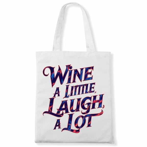 Wine a Little, Laugh a Lot Halloween Ninja Boy Kids Men Birthday Party Canvas Bag 3Pcs