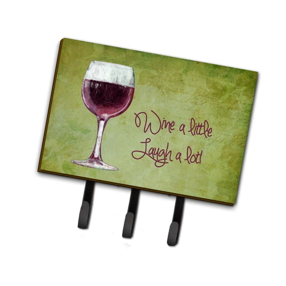 Wine a little laugh a lot Leash or Key Holder