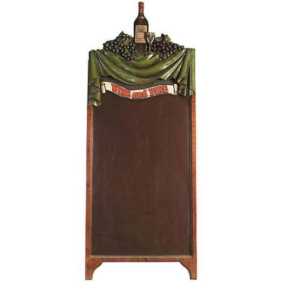 Wine and Dine Chalkboard with Stand Restaurant Kitchen Decor