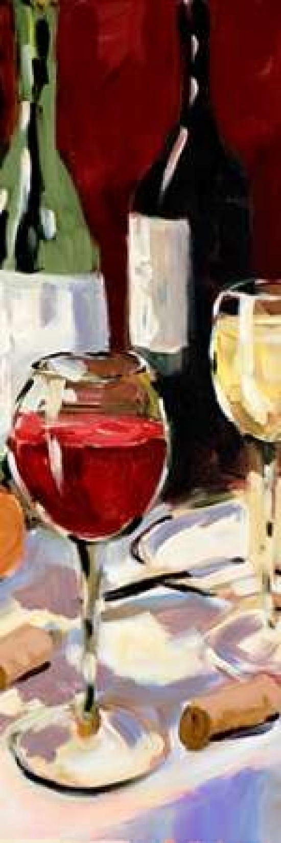 Wine and Dine II Canvas Art - Jane Slivka (12 x 36)