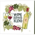 thumbnail image 1 of Wine and Friends V on White by Janelle Penner, Canvas Wall Art, 1 of 1