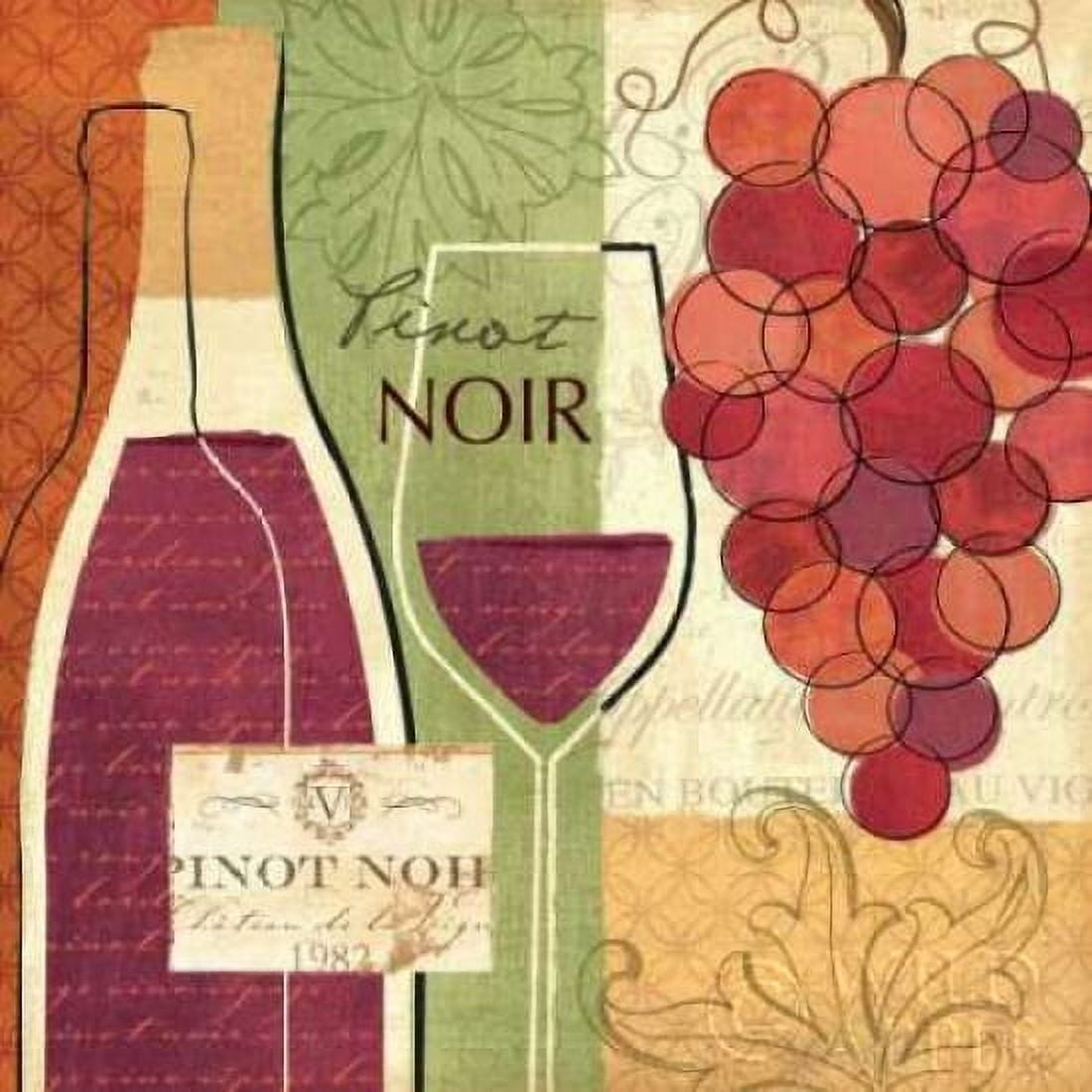 Wine and Grapes I Canvas Art - Veronique Charron (24 x 24)