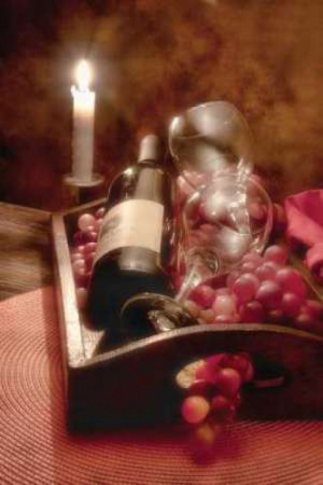 Wine by Candlelight II Canvas Art - C Thomas McNemar (12 x 18)