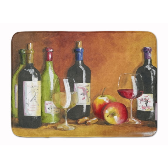 Wine by Malenda Trick Machine Washable Memory Foam Mat