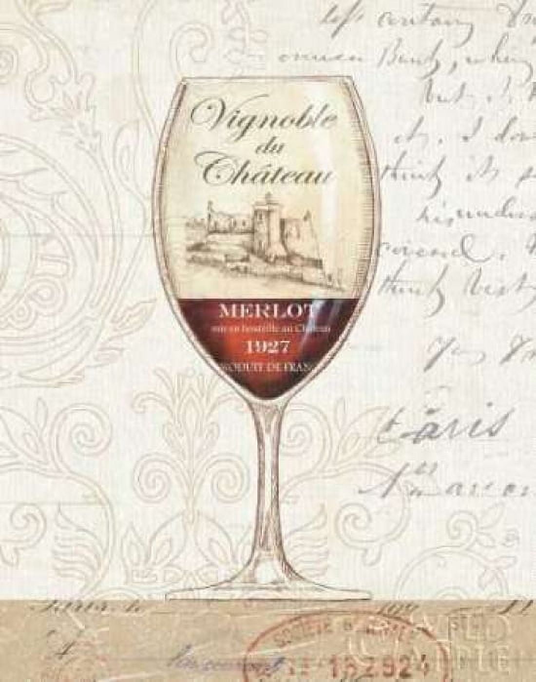 Wine by the Glass II Canvas Art - Daphne Brissonnet (22 x 28)