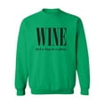 thumbnail image 1 of Wine (n) A Hug In A Glass Crewneck Sweatshirt, 1 of 3