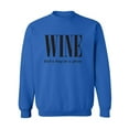 thumbnail image 1 of Wine (n) A Hug In A Glass Crewneck Sweatshirt, 1 of 3