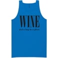 thumbnail image 1 of Wine (n) A Hug In A Glass Neon Tank Top, 1 of 1