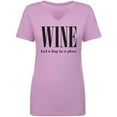 thumbnail image 1 of Wine (n) A Hug In A Glass Womens V-Neck T-Shirt, 1 of 3