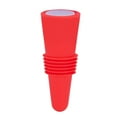 thumbnail image 1 of Wine stopper silica gel, Reusable Silicone Red Wine Champagne Bottle Stopper Cone Lid Sealing Top Cover , shiny wine stopper and beverage stopper, with handle top, keep wine fresh, 1 of 8