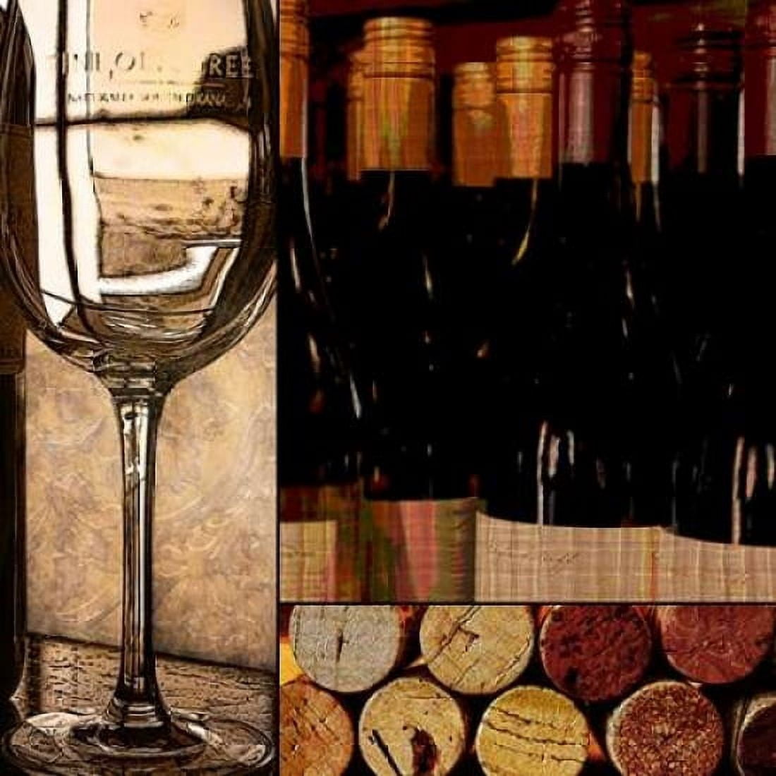 Wine with Dinner Canvas Art - Lisa Wolk (24 x 24)