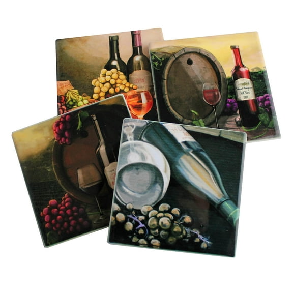Wine with Everything- Protect Your Furniture with These Decorative Coasters