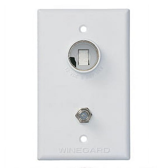 Winegard TG-7341 White TG Series RV Indoor TV Outlets, 6-Pack