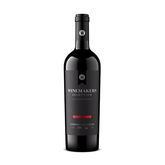 Winemakers Selection Cabernet Sauvignon Red Wine, Paso Robles, 15% ABV, 750ml Glass Bottle