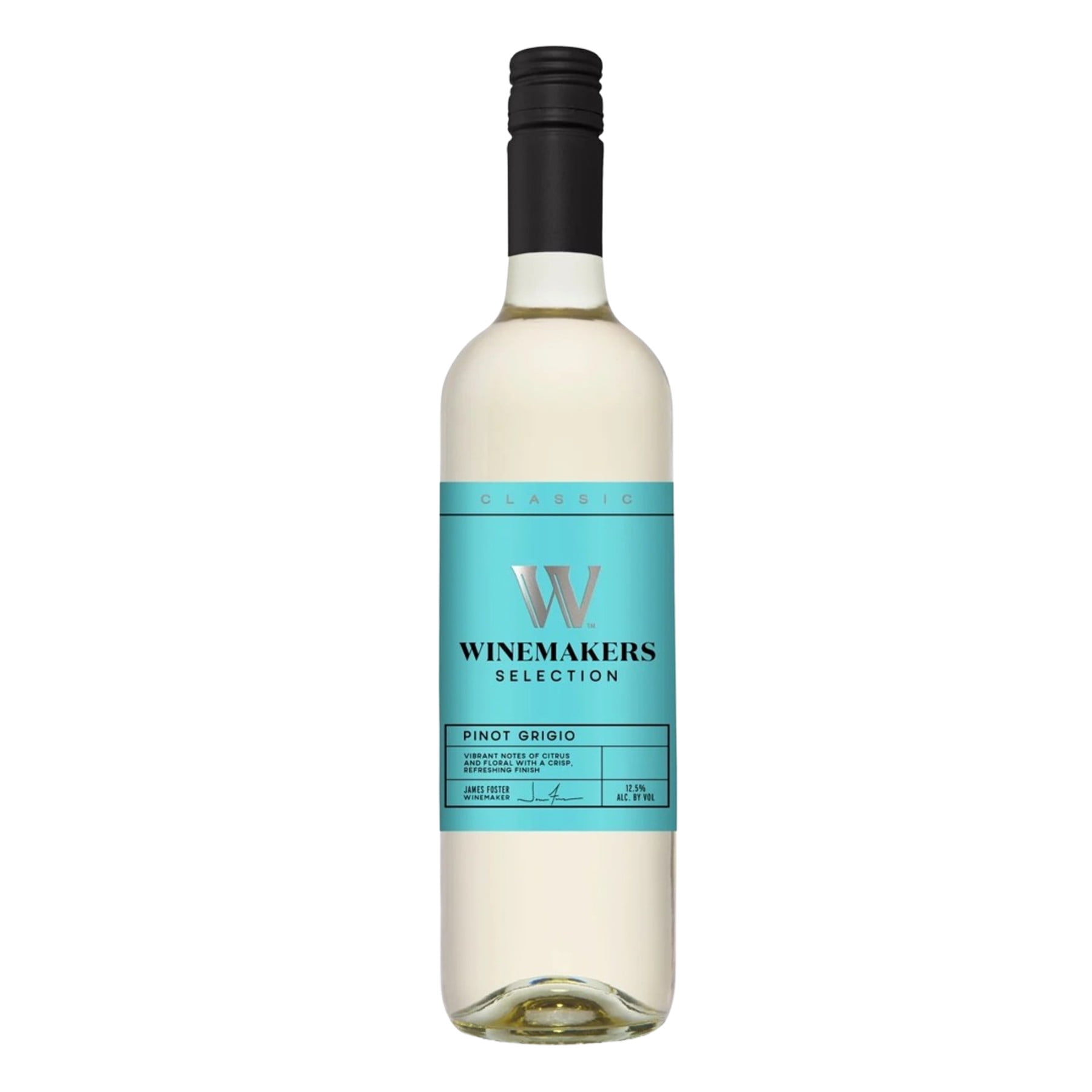 Winemakers Selection Classic Series Pinot Grigio California White Wine, 750 ml Bottle, 13% ABV