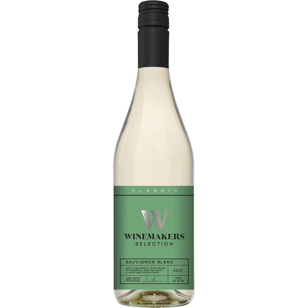 Winemakers Selection Classic Series Sauvignon Blanc White Wine Australia, 750 ml Bottle, 12% ABV