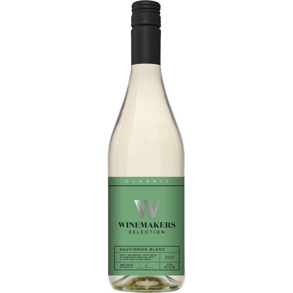 Winemakers Selection Classic Series Sauvignon Blanc White Wine Australia, 750ml Bottle, 12% ABV