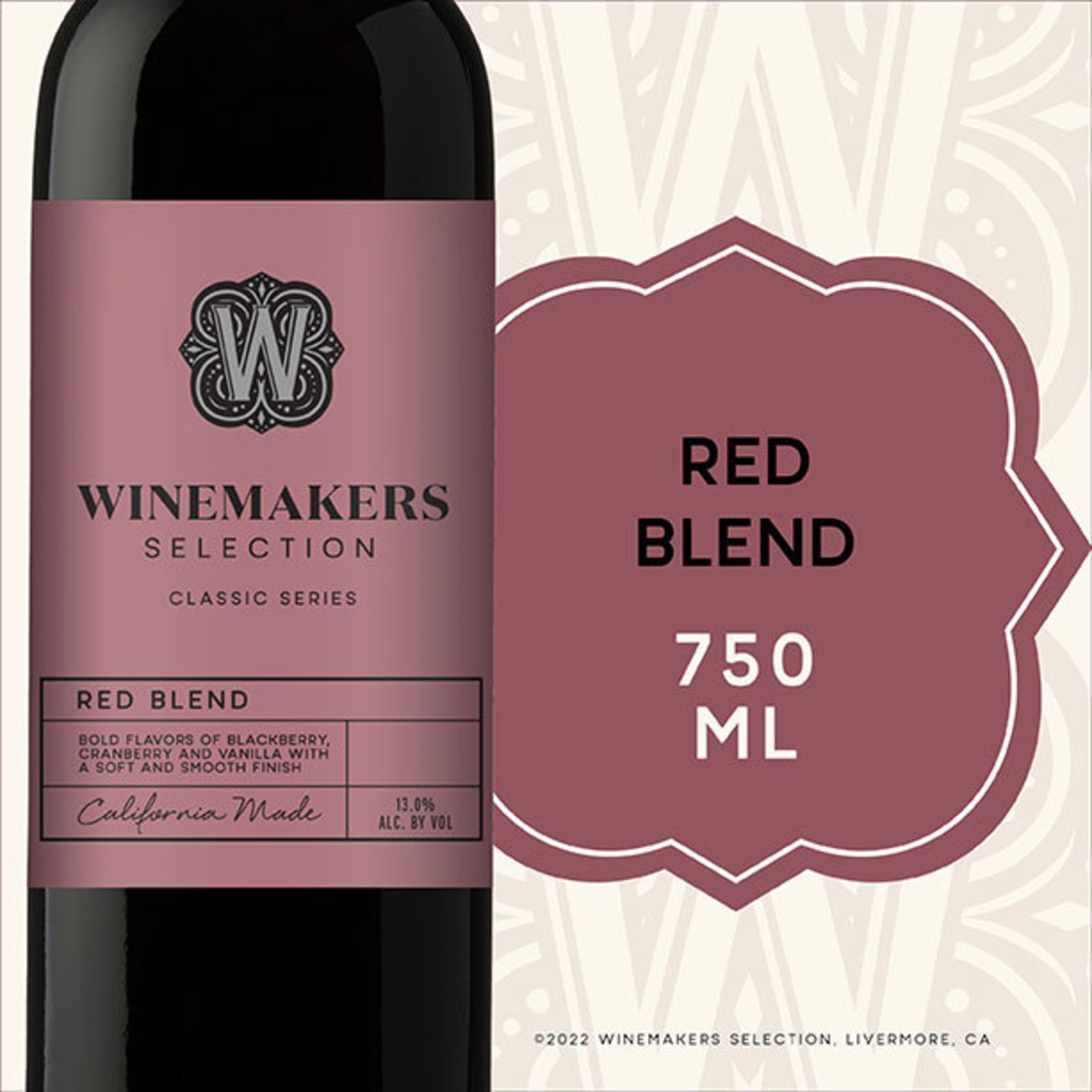 Winemakers Selection Red Blend Red Wine - 750ml, 2018 Walmart.com